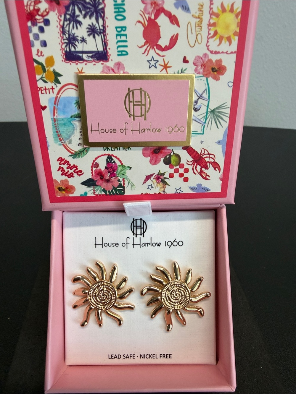 House of Harlow 1960 | Radiant Celestial Sunburst Statement Earrings - Picture 3 of 8